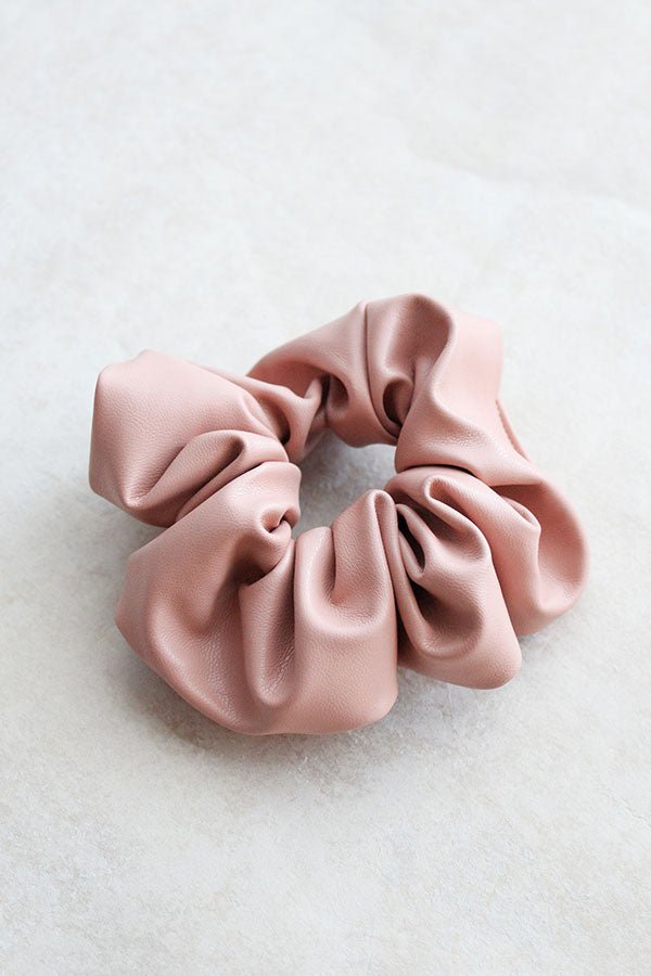Vegan Leather Scrunchie (Color option+) - esselleSF