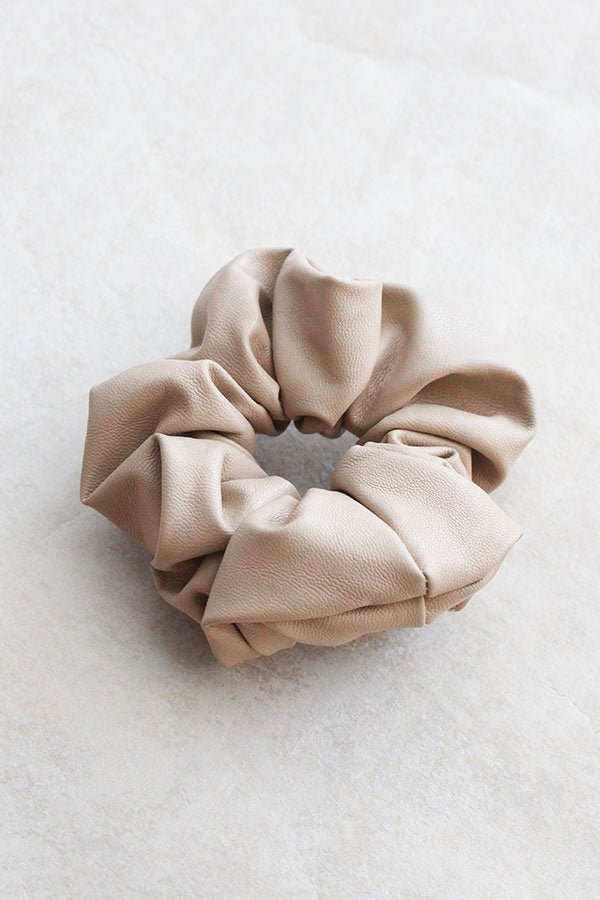Vegan Leather Scrunchie (Color option+) - esselleSF