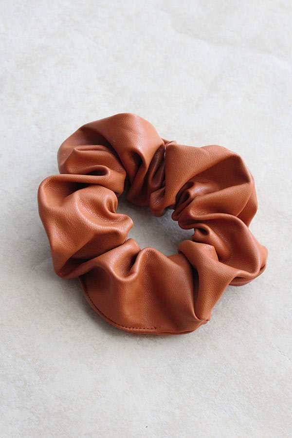 Vegan Leather Scrunchie (Color option+) - esselleSF