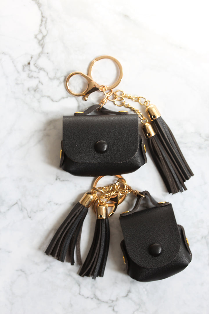 Black Tassel Airpods Cases