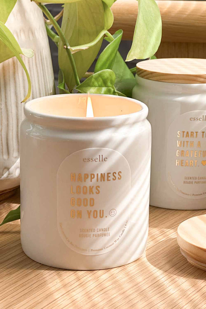RESTORE 'Happiness' Milk Jar Candle – esselleSF