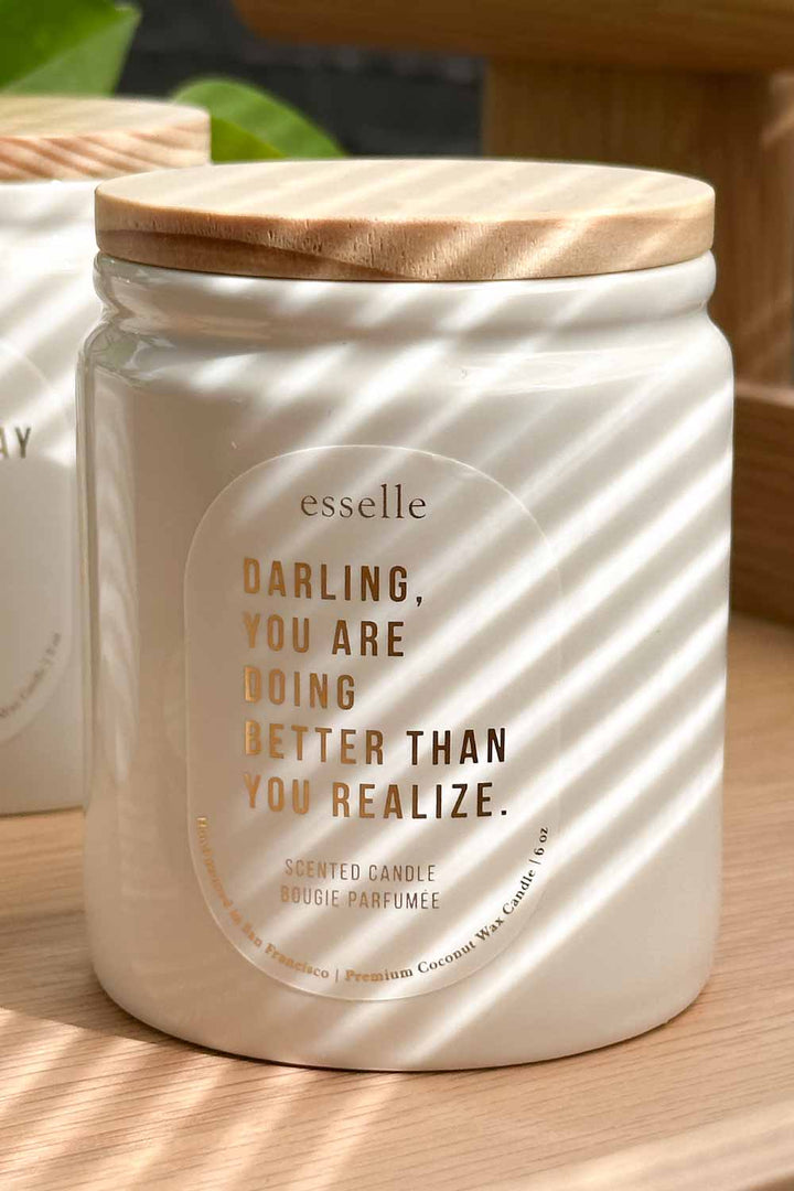 RESTORE 'Darling' Milk Jar Candle