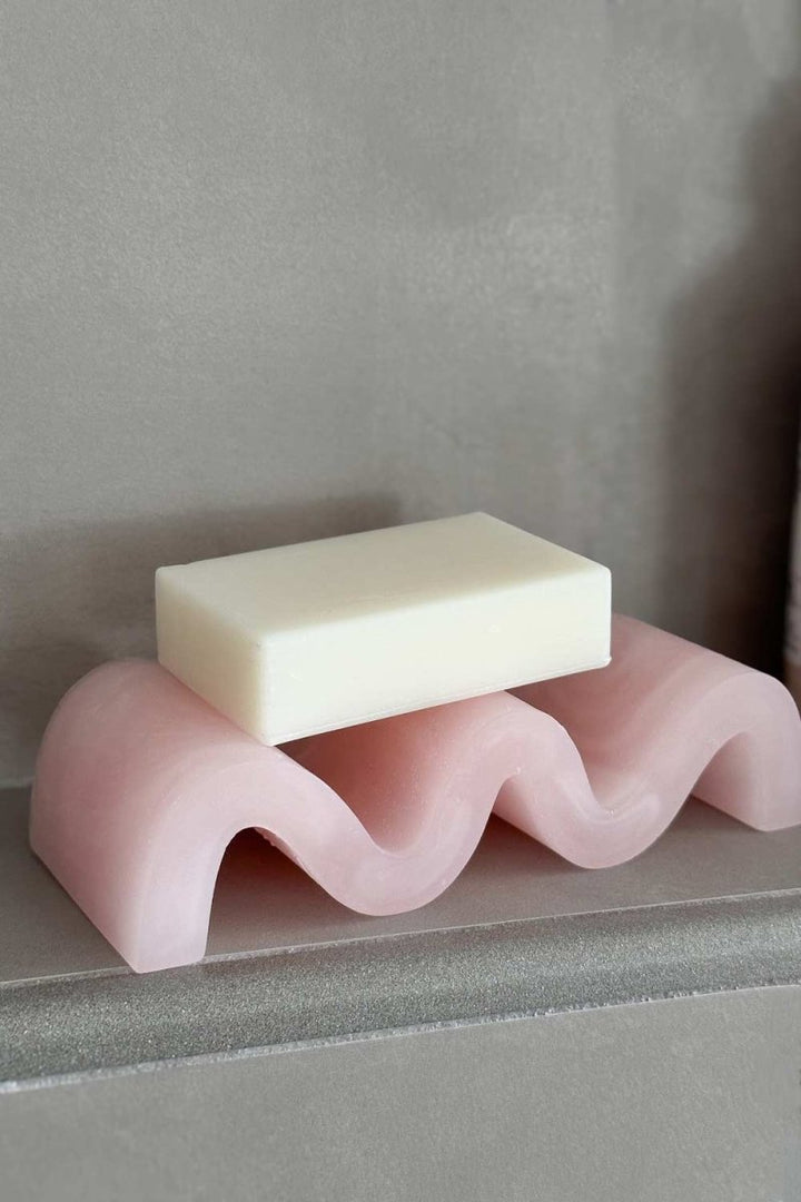 Marbleized Wavy Soap Dish - esselleSF