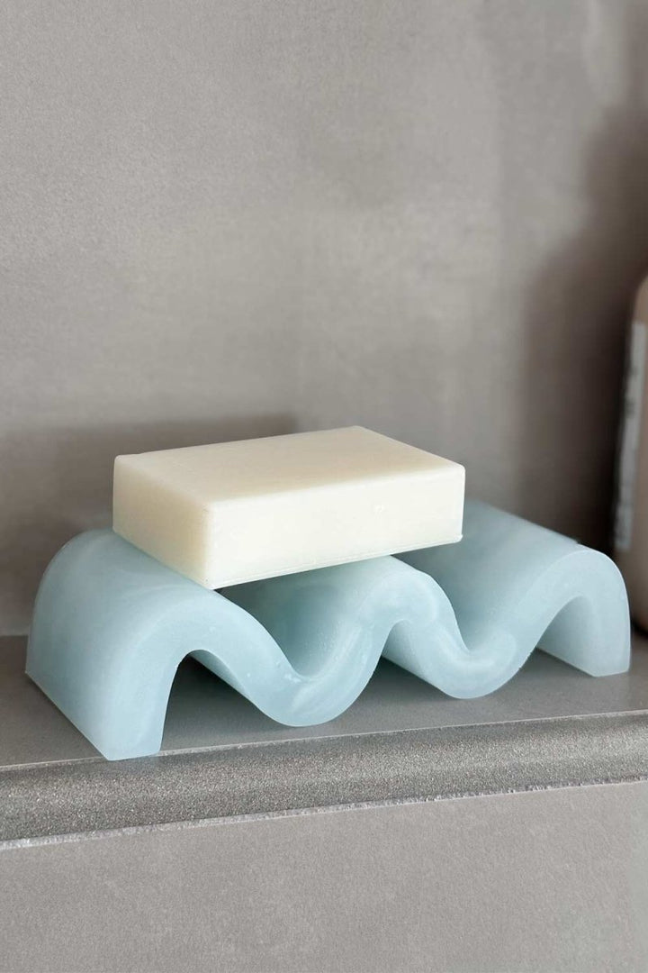 Marbleized Wavy Soap Dish - esselleSF