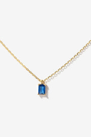 September Birthstone Sapphire Necklace by Little Sky Stone