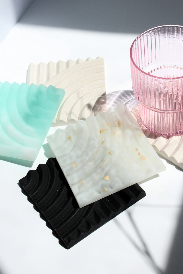 Solis Resin Coaster Set - esselleSF