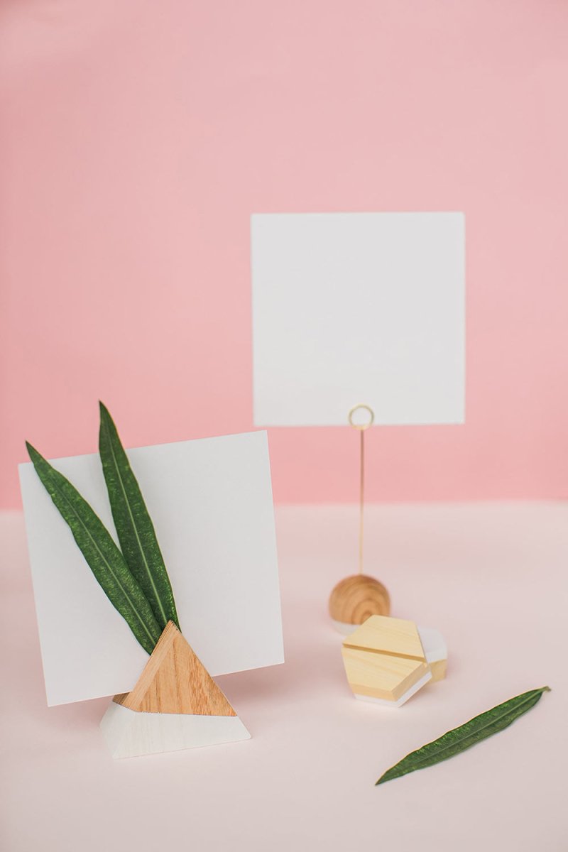 Triangle Prism Signage Holder - More Colors - esselleSF