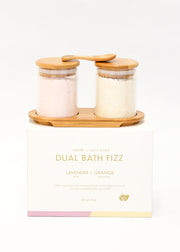 Dual Bath Fizz Set (Lavender/Orange)