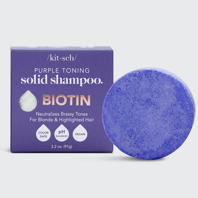 Purple Toning Solid Shampoo by KITSCH