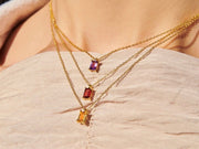 January Birthstone Garnet Necklace by Little Sky Stone