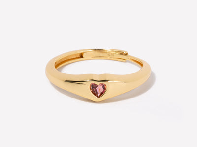 Amia Pink Tourmaline Ring by Little Sky Stone
