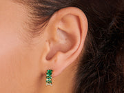 Thea Emerald Earrings by Little Sky Stone