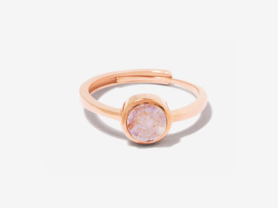 Cove White Druzy Ring by Little Sky Stone