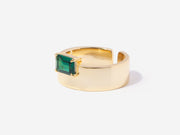 Emerald Monolith Ring by Little Sky Stone