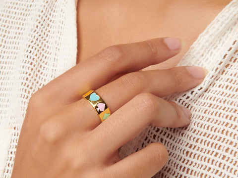 Playing Cards Ring by Little Sky Stone