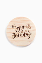 Happy Birthday | *Add-on Engraving For Candle Lid