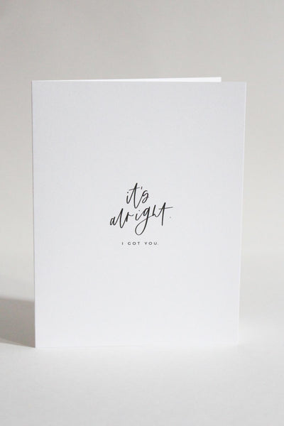 'It's Alright' Card