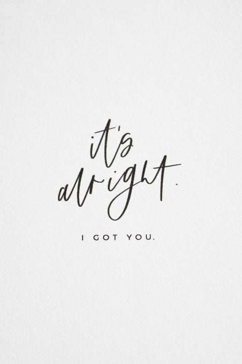 'It's Alright' Card