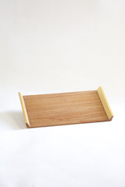 'SECOND' 24k Gold Gilded 9" Wooden Tray