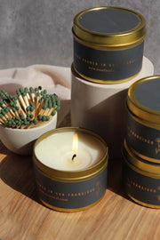 Lily & Bergamot Gold Tin Candle