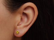 Smiley Face Studs by Little Sky Stone