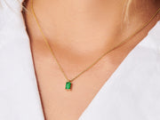 May Birthstone Emerald Necklace by Little Sky Stone