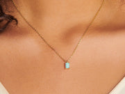 October Birthstone Opal Necklace by Little Sky Stone