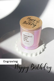 Happy Birthday | *Add-on Engraving For Candle Lid