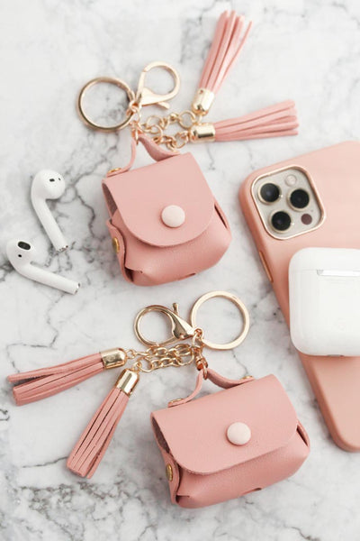 Pink Tassel Airpods Cases