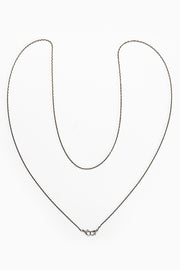 Copper black face mask chain
